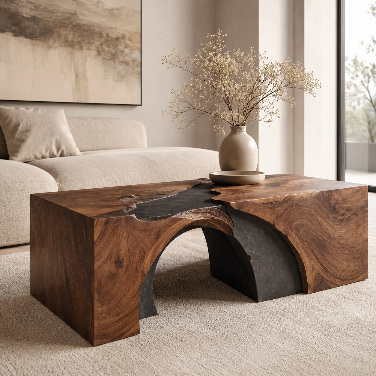Isla Cloud Edge Coffee Table - main view