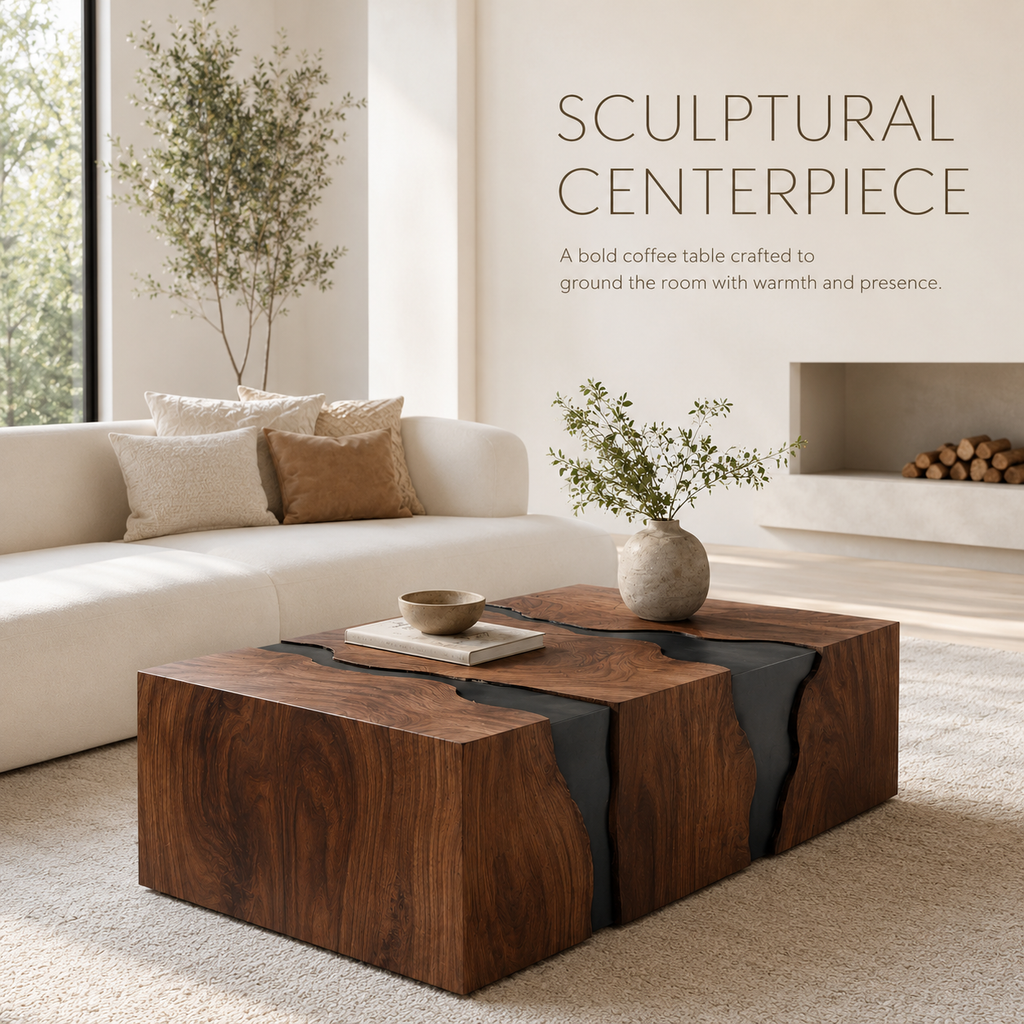 Celine Warm Modern Coffee Table - product image 02