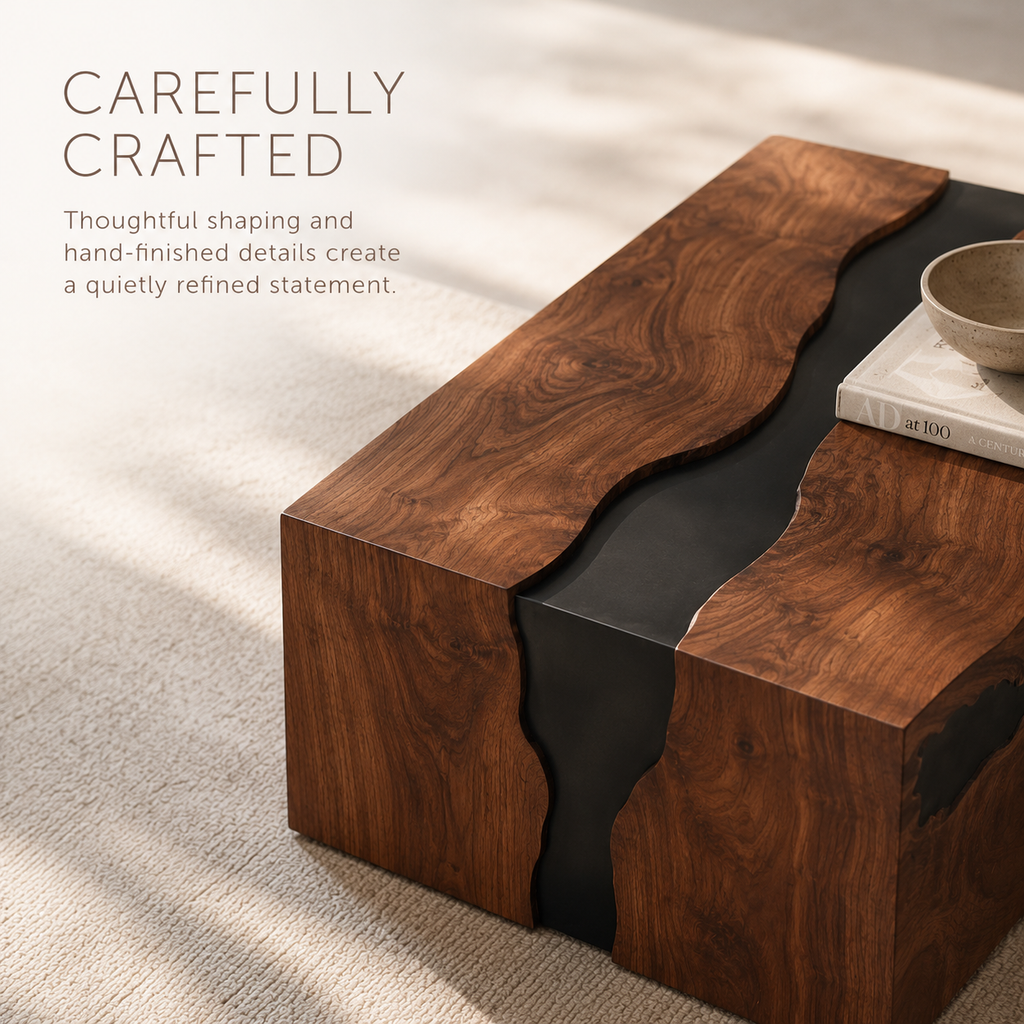 Celine Warm Modern Coffee Table - product image 06
