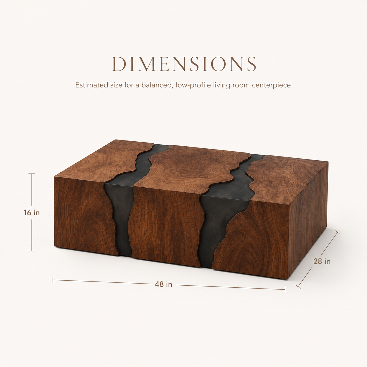 Celine Warm Modern Coffee Table - product image 08