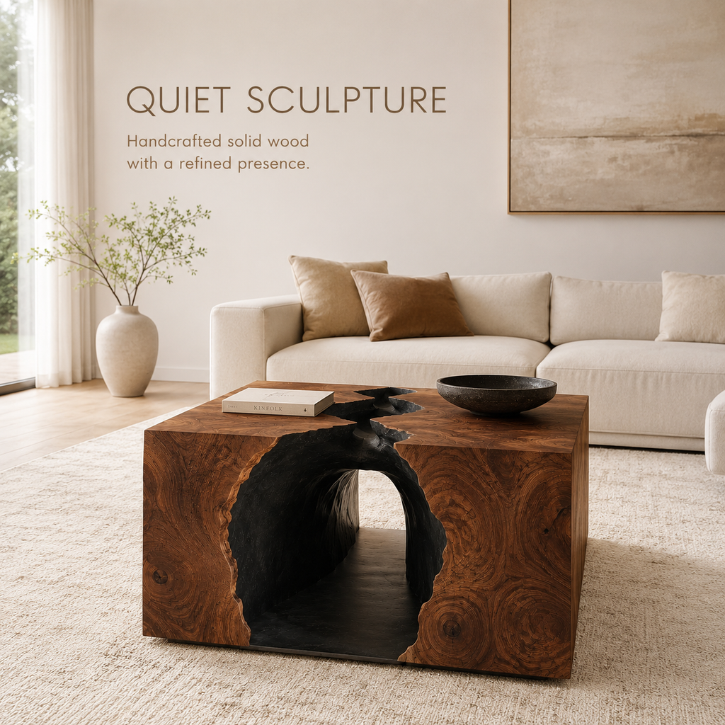 Alden Curved Wood Coffee Table - product image 02