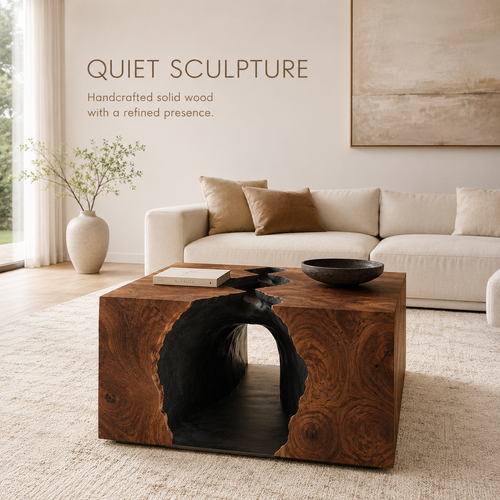Alden Curved Wood Coffee Table - product image 02