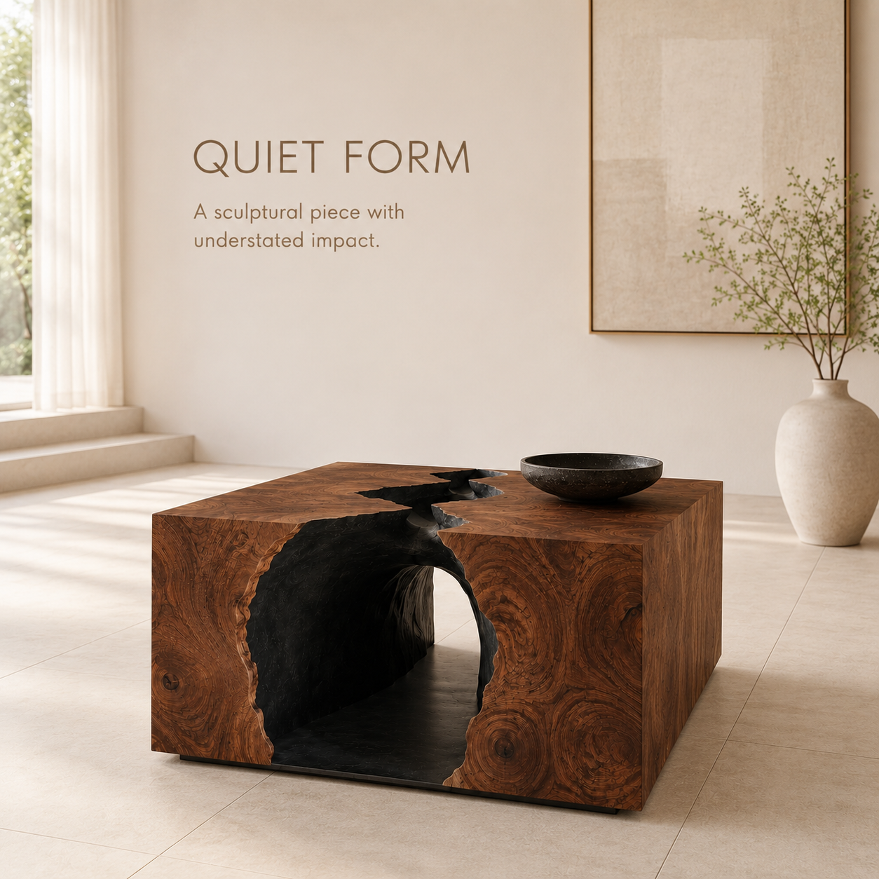 Alden Curved Wood Coffee Table - product image 03
