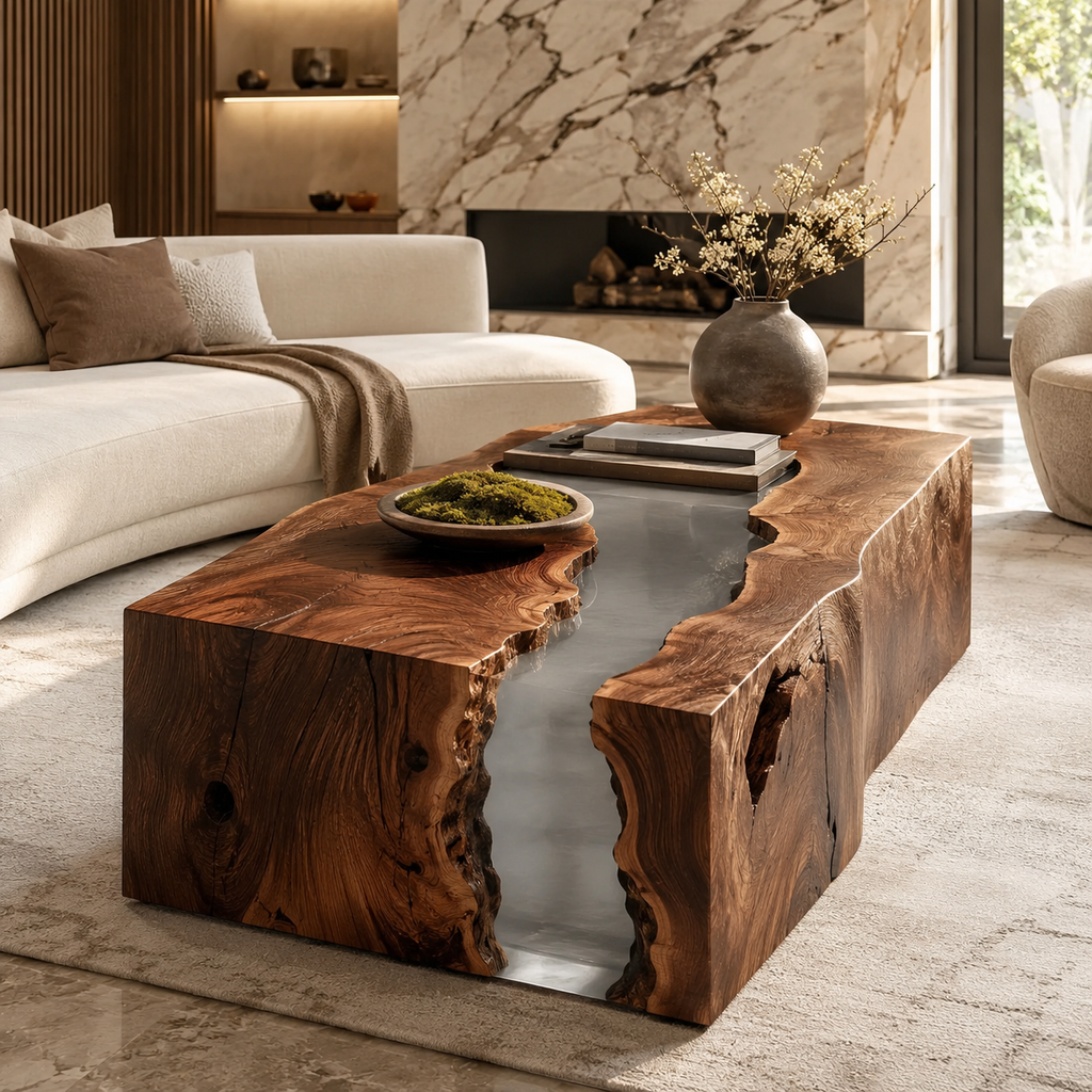 Aurelle Sculptural Coffee Table - main view