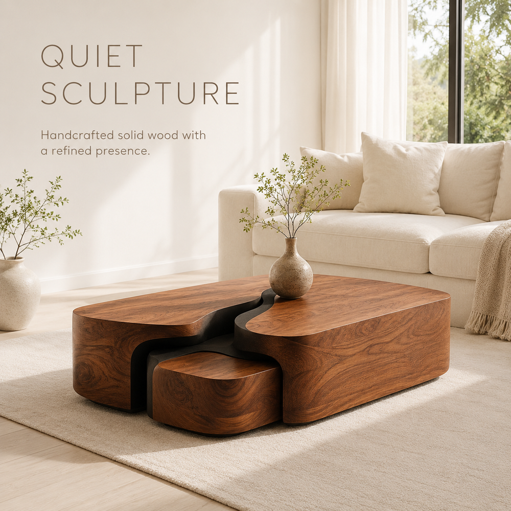 Liora Warm Walnut Coffee Table - product image 02