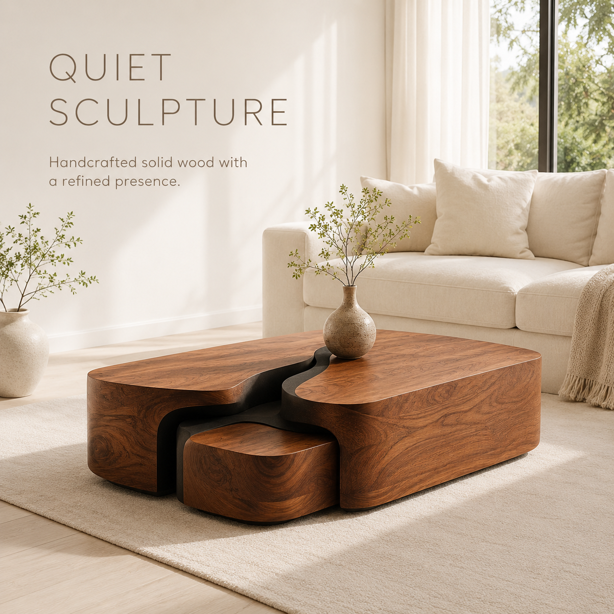 Liora Warm Walnut Coffee Table - product image 02