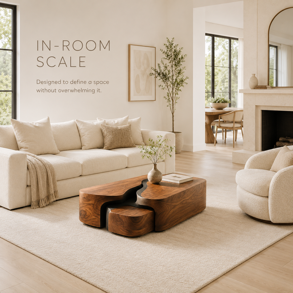 Liora Warm Walnut Coffee Table - product image 04