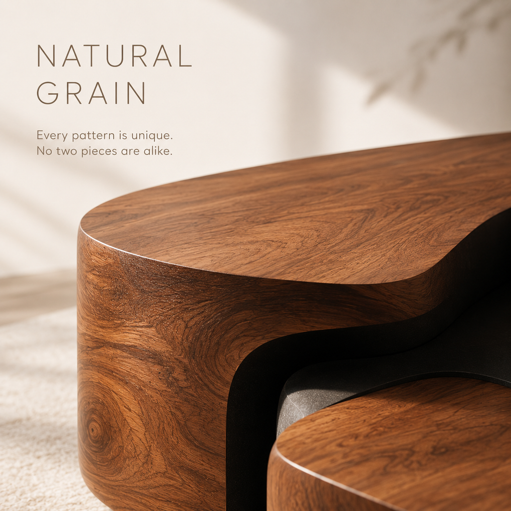 Liora Warm Walnut Coffee Table - product image 05