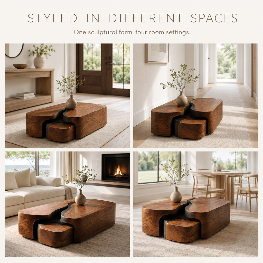 Liora Warm Walnut Coffee Table - product image 10