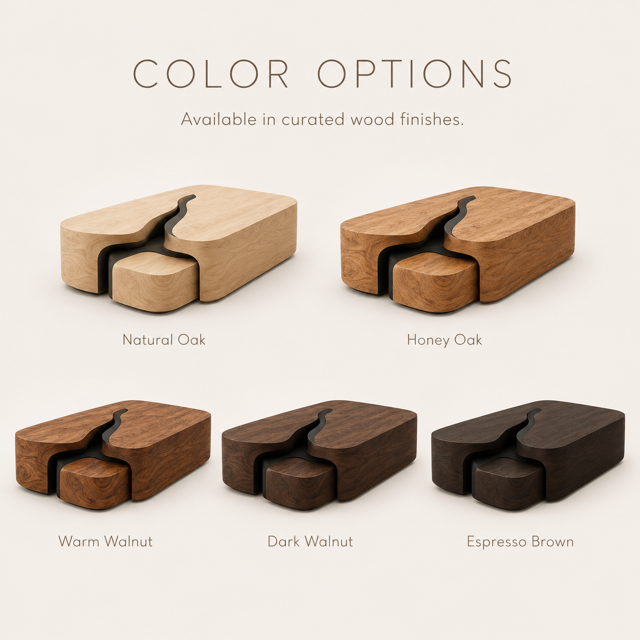 Liora Warm Walnut Coffee Table - product image 11