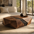 Brielle Sculpted Coffee Table - main view