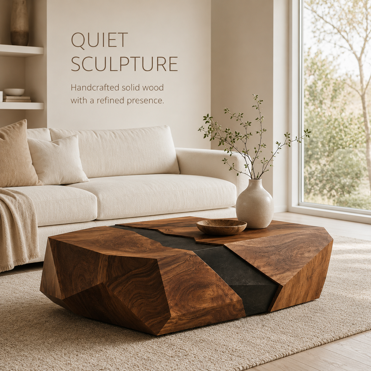 Brielle Sculpted Coffee Table - product image 02