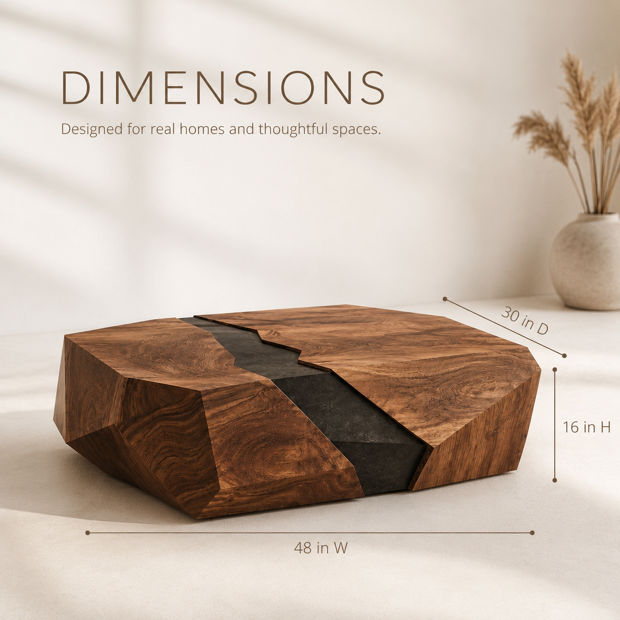Brielle Sculpted Coffee Table - product image 09