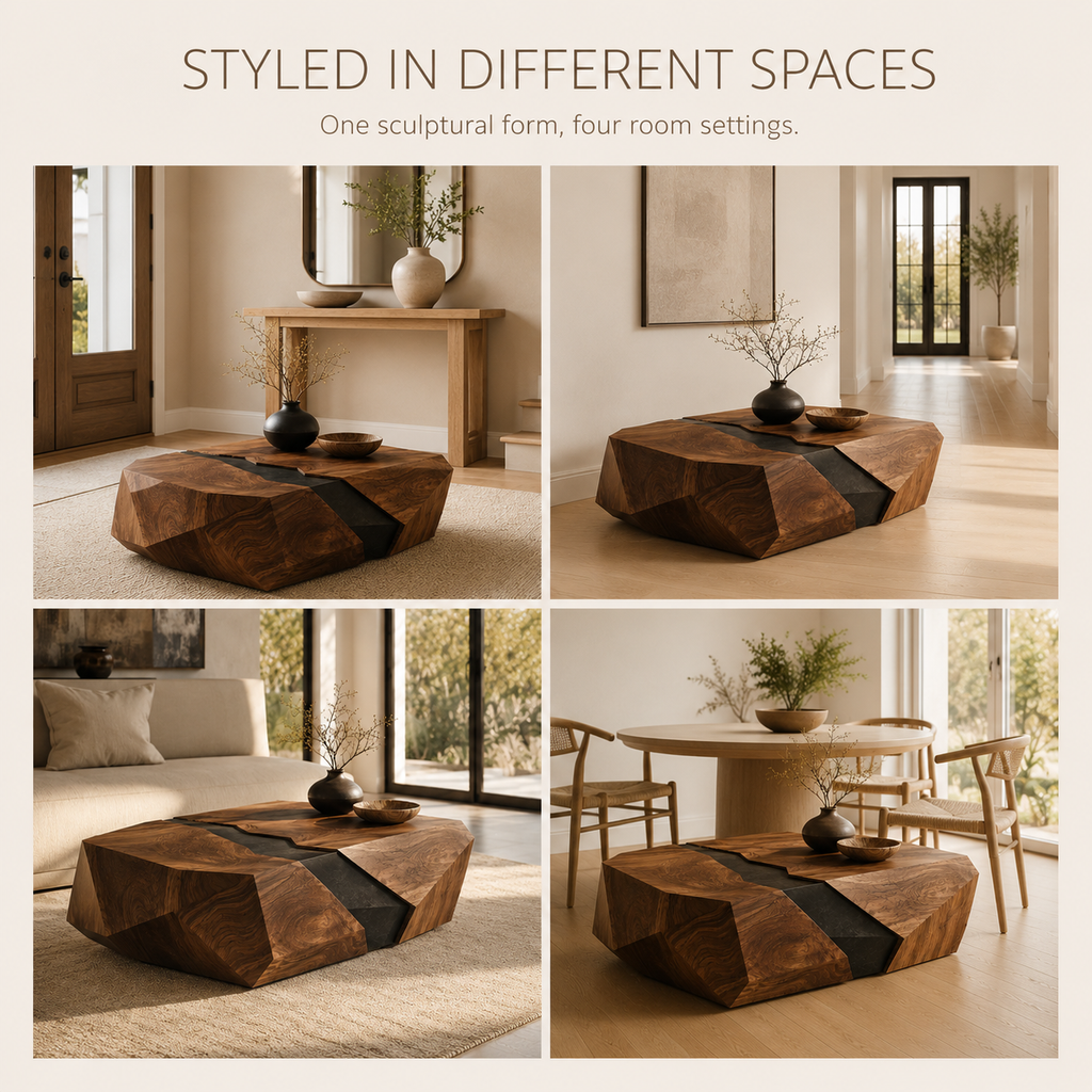 Brielle Sculpted Coffee Table - product image 11
