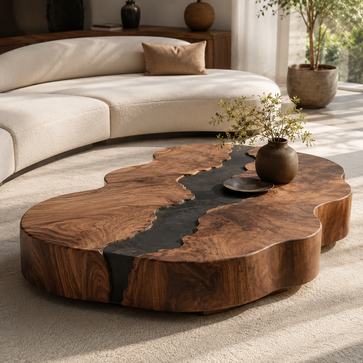 Orin Organic Modern Coffee Table - main view