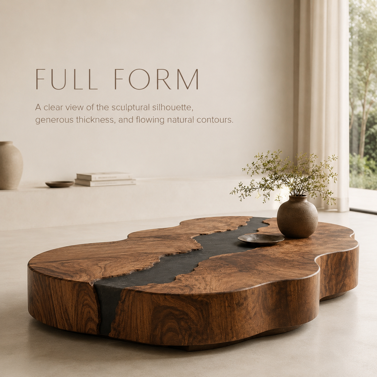Orin Organic Modern Coffee Table - product image 03