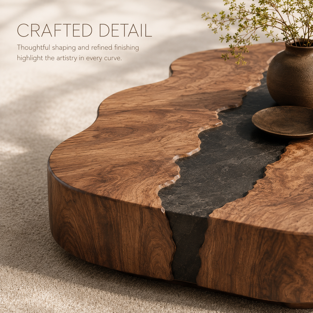 Orin Organic Modern Coffee Table - product image 06