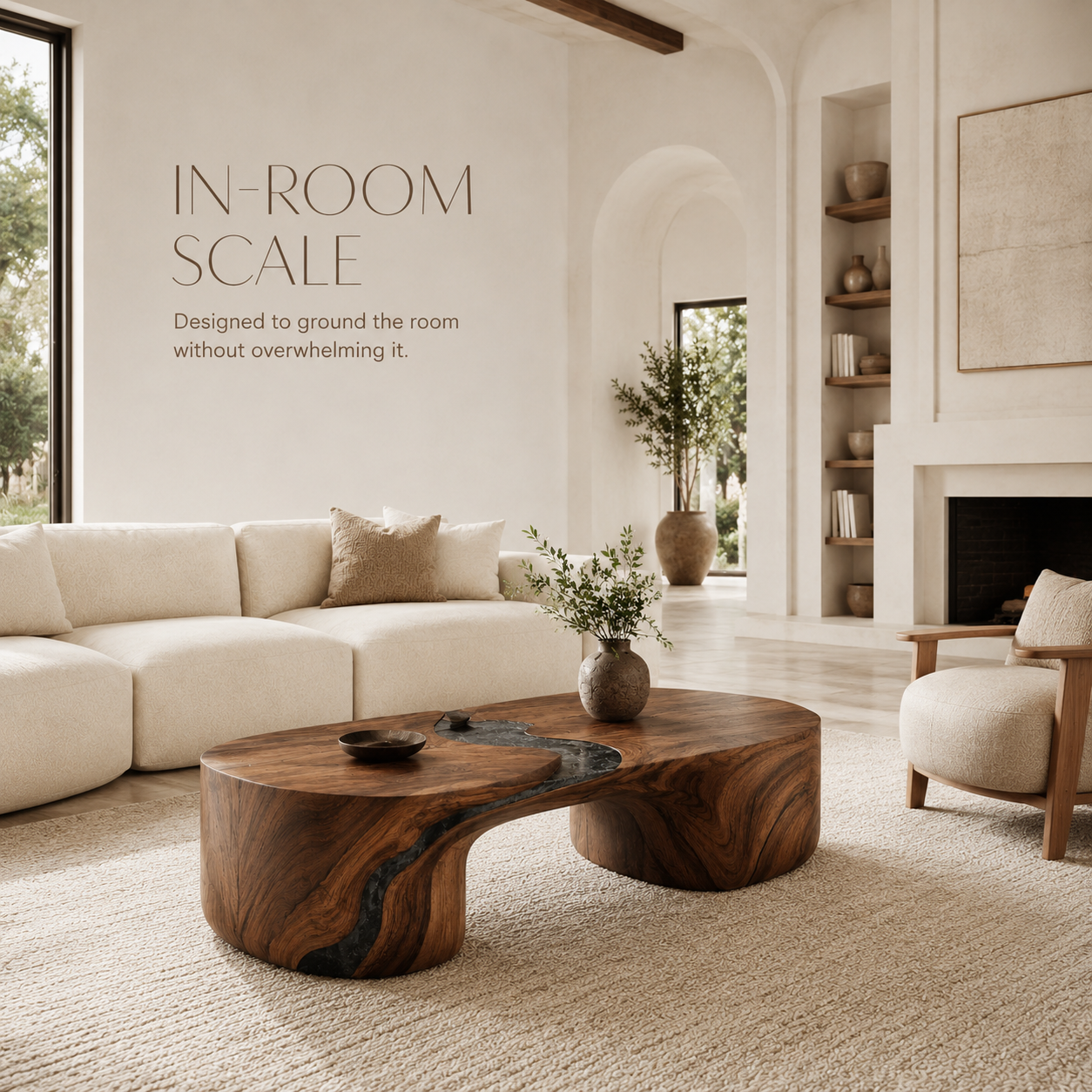 Selene Rounded Lounge Coffee Table - product image 04