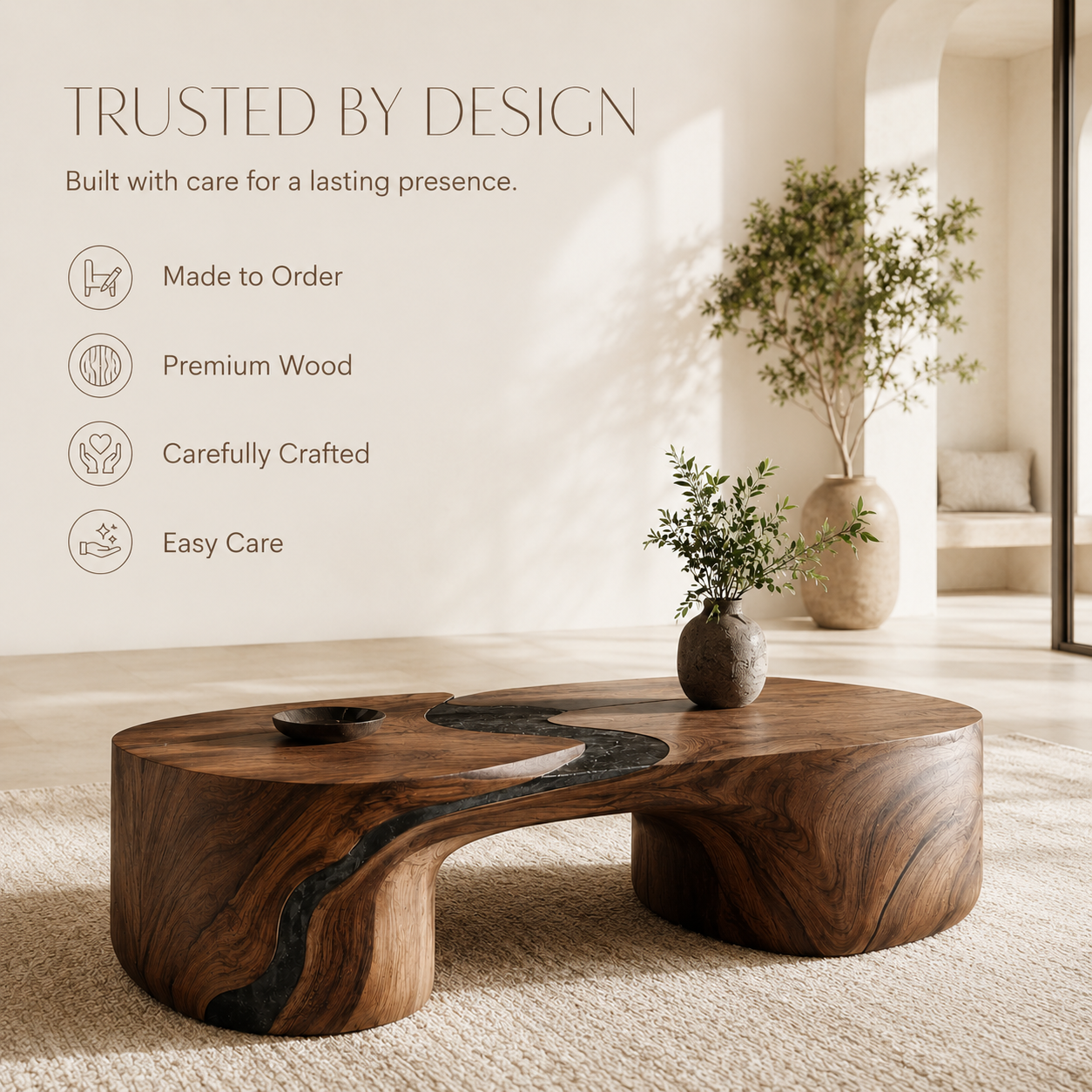 Selene Rounded Lounge Coffee Table - product image 09
