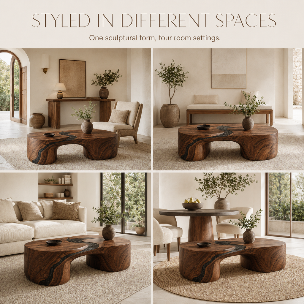 Selene Rounded Lounge Coffee Table - product image 11