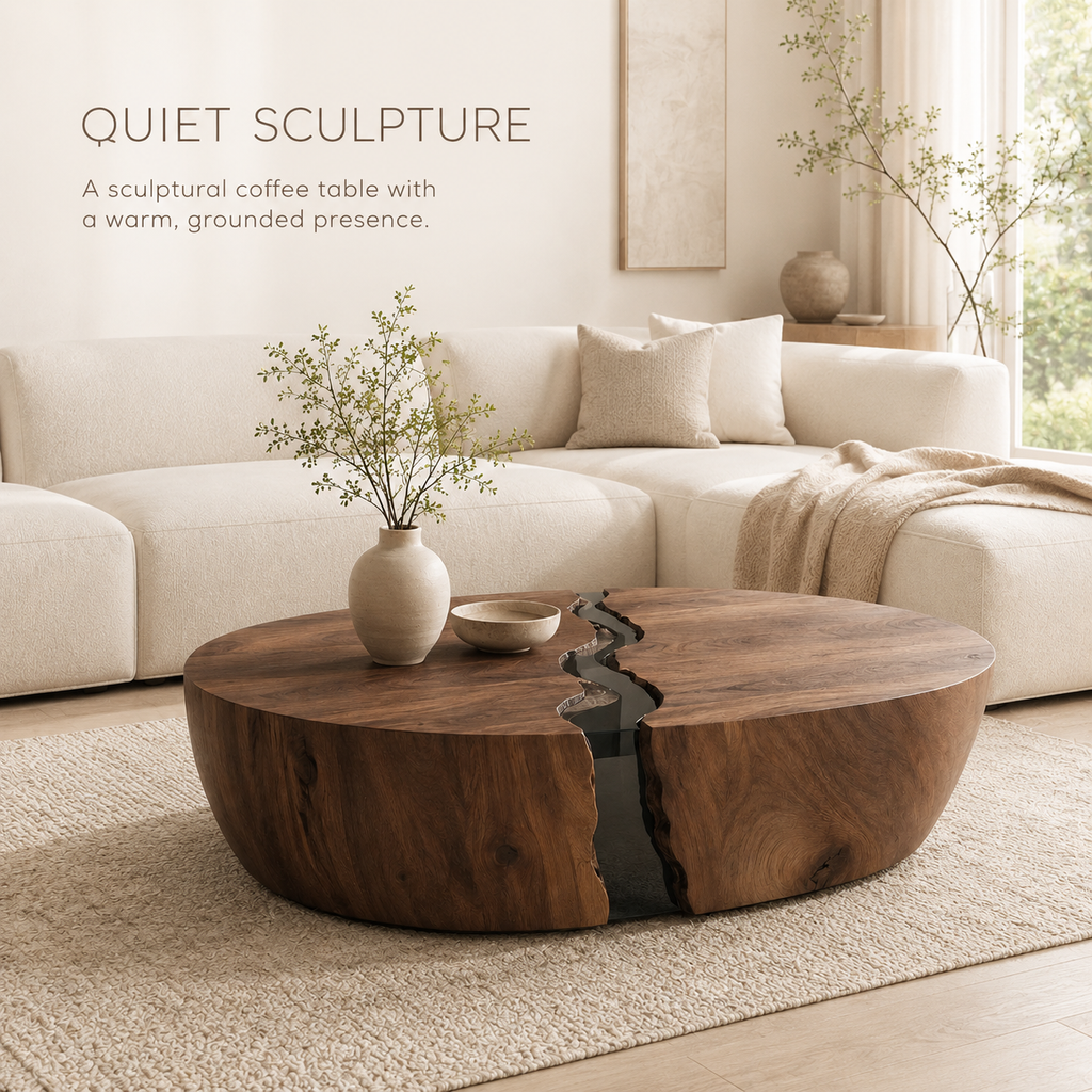 Mira Flow Wood Coffee Table - product image 02