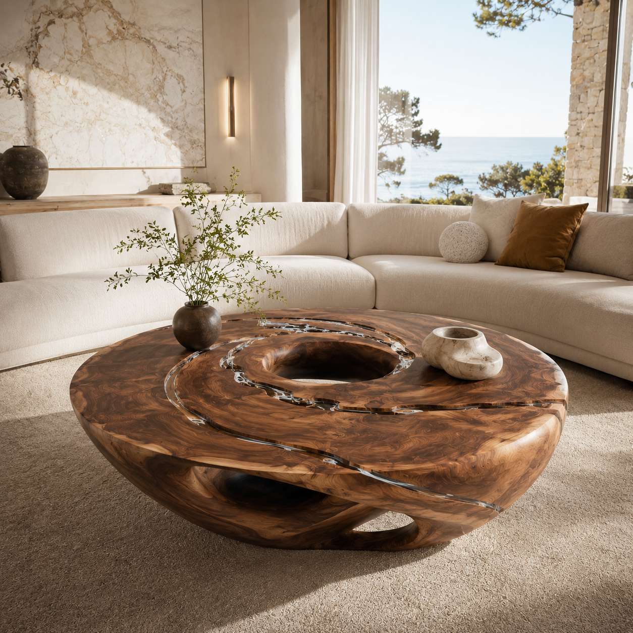 Talia Soft Edge Coffee Table - main view