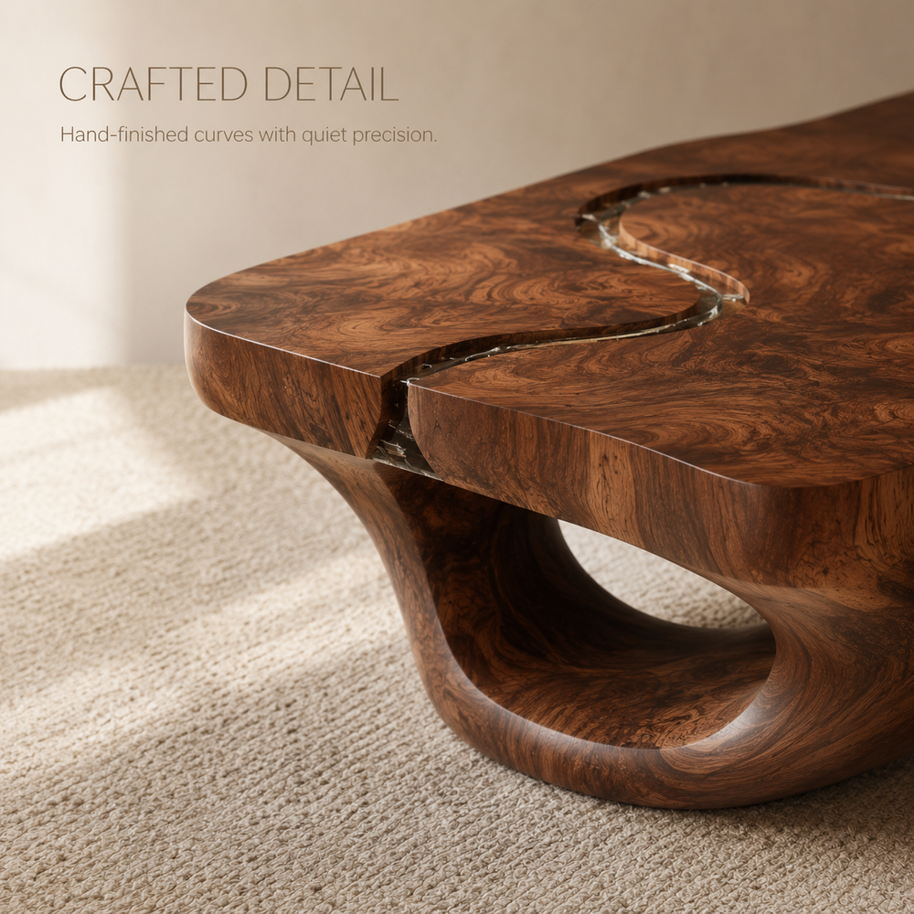 Celine Warm Modern Coffee Table - product image 06
