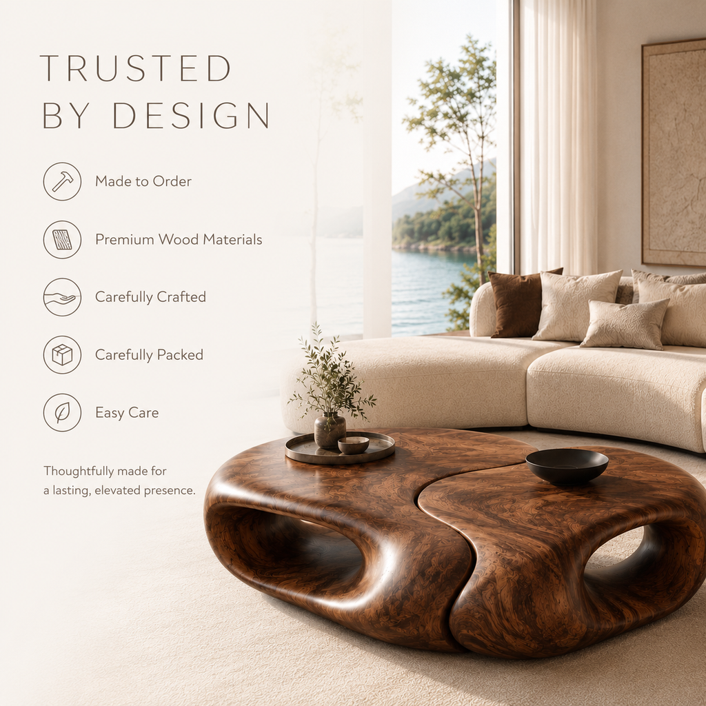 Alden Curved Wood Coffee Table - product image 10