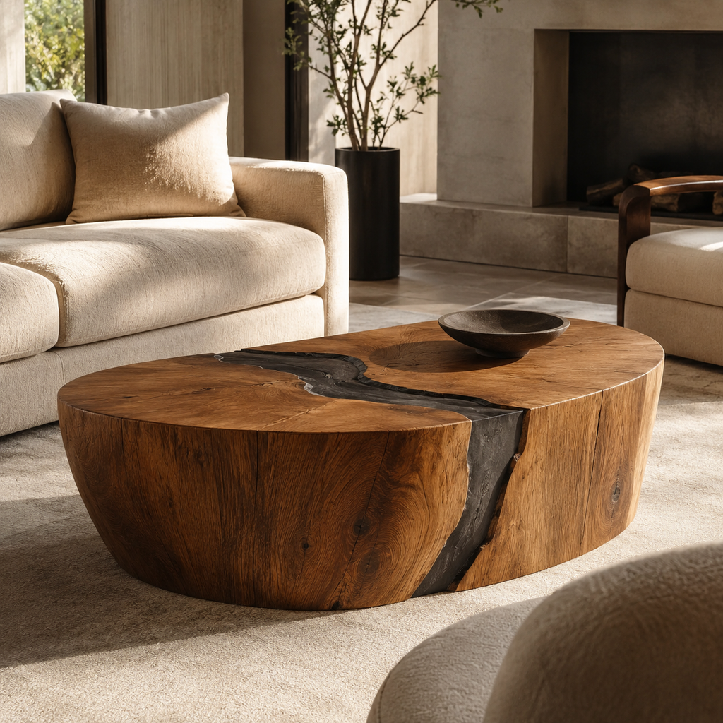 Aurelle Sculptural Coffee Table - main view