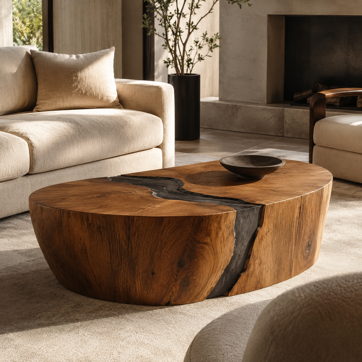 Aurelle Sculptural Coffee Table - main view