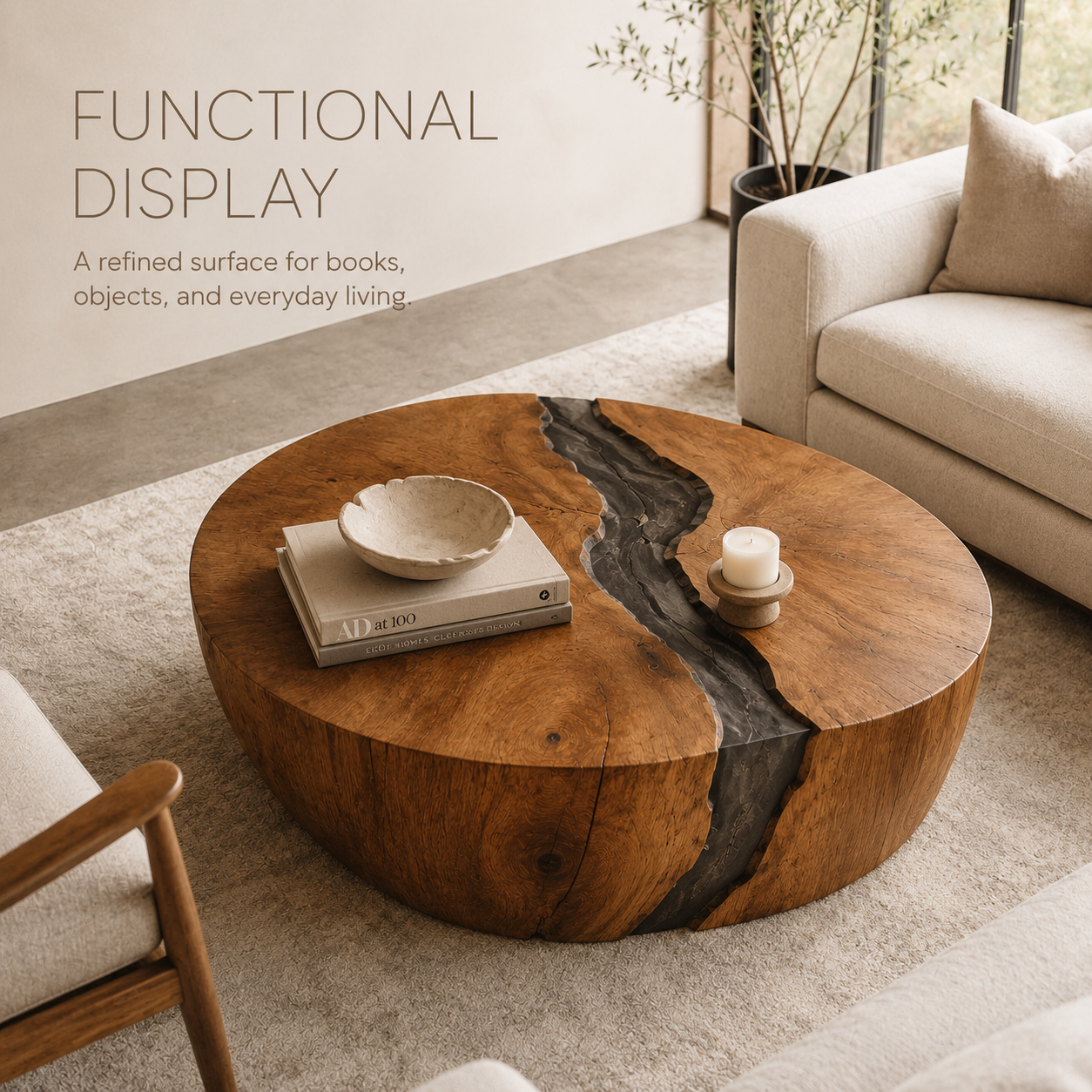 Aurelle Sculptural Coffee Table - product image 07