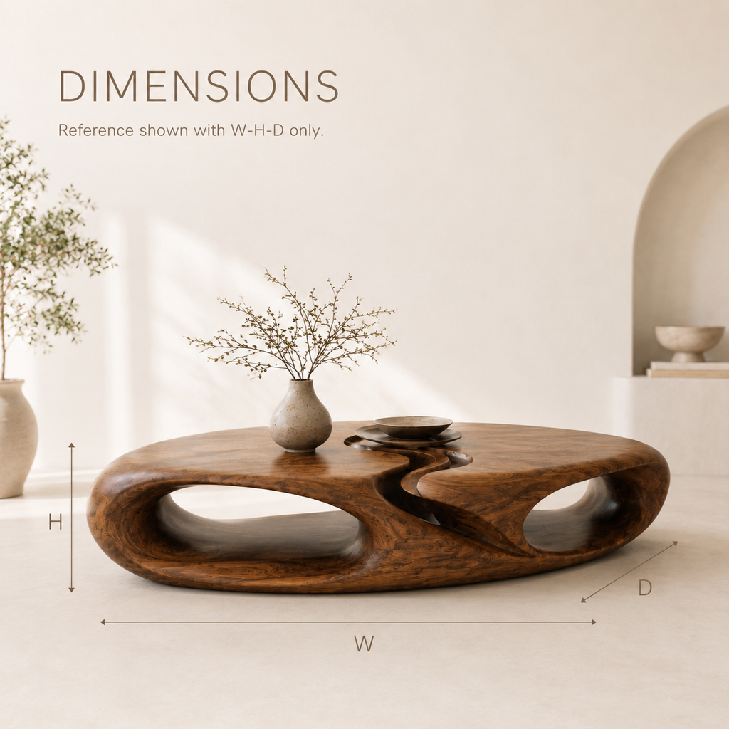 Marin Rounded Wood Coffee Table - product image 08