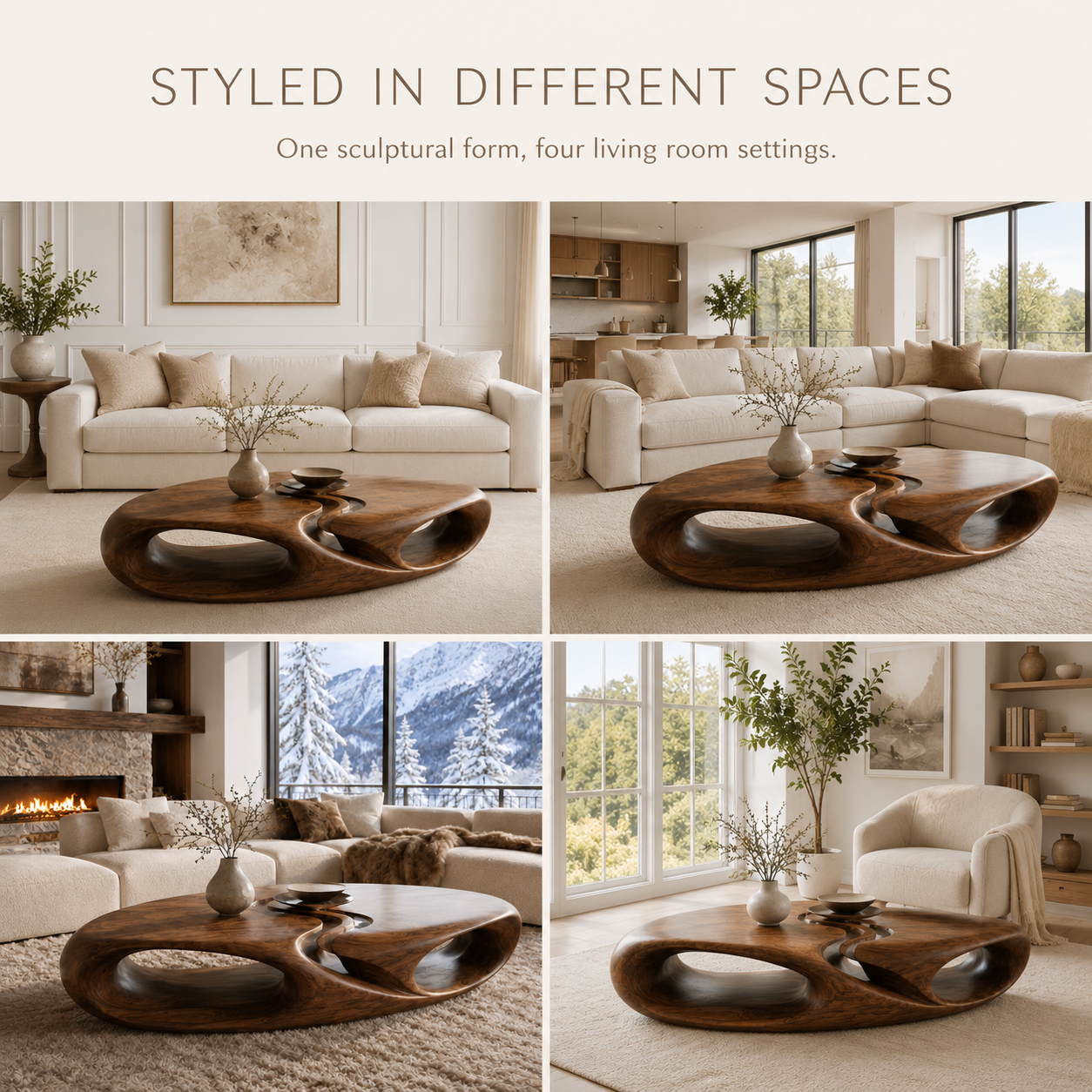 Marin Rounded Wood Coffee Table - product image 10