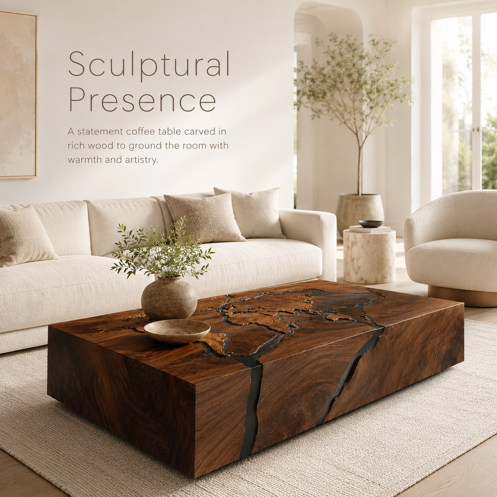 Liora Warm Walnut Coffee Table - product image 02