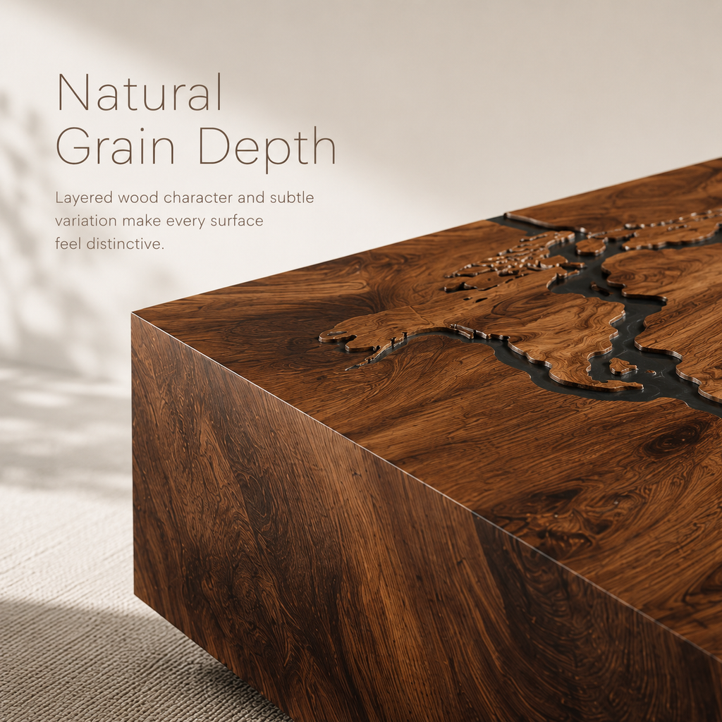 Liora Warm Walnut Coffee Table - product image 05