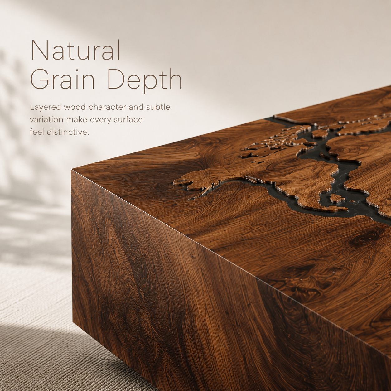 Liora Warm Walnut Coffee Table - product image 05