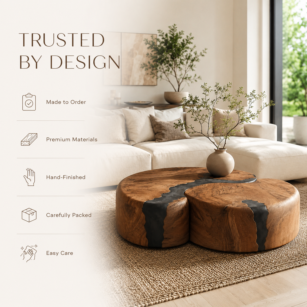 Brielle Sculpted Coffee Table - product image 03