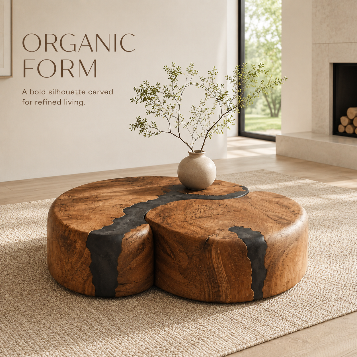 Brielle Sculpted Coffee Table - product image 07