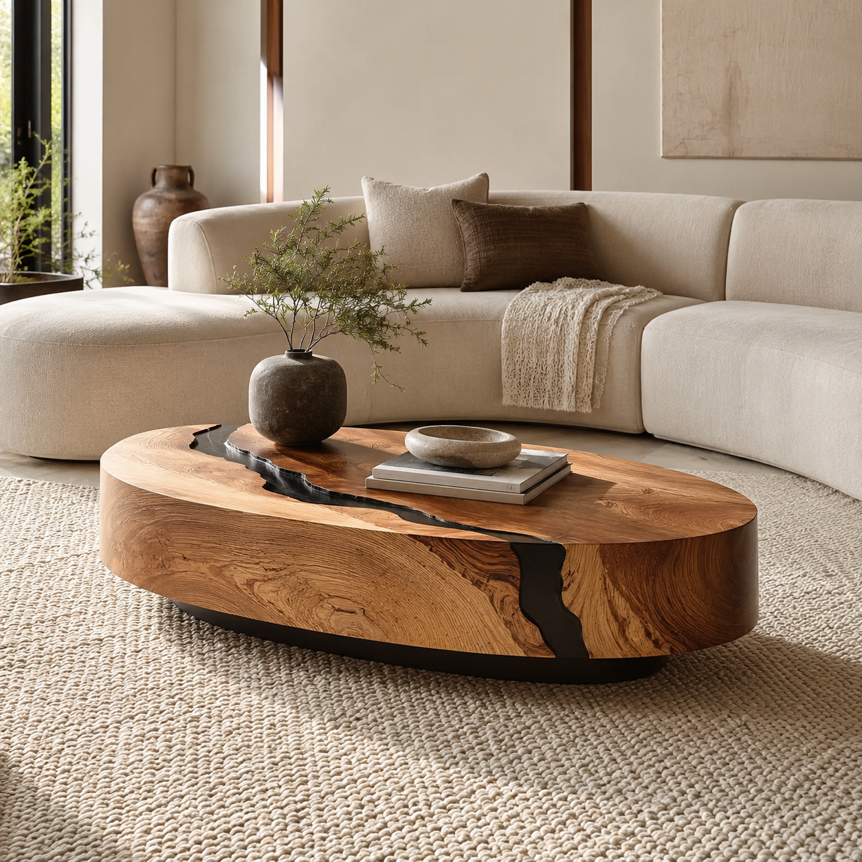 Orin Organic Modern Coffee Table - main view