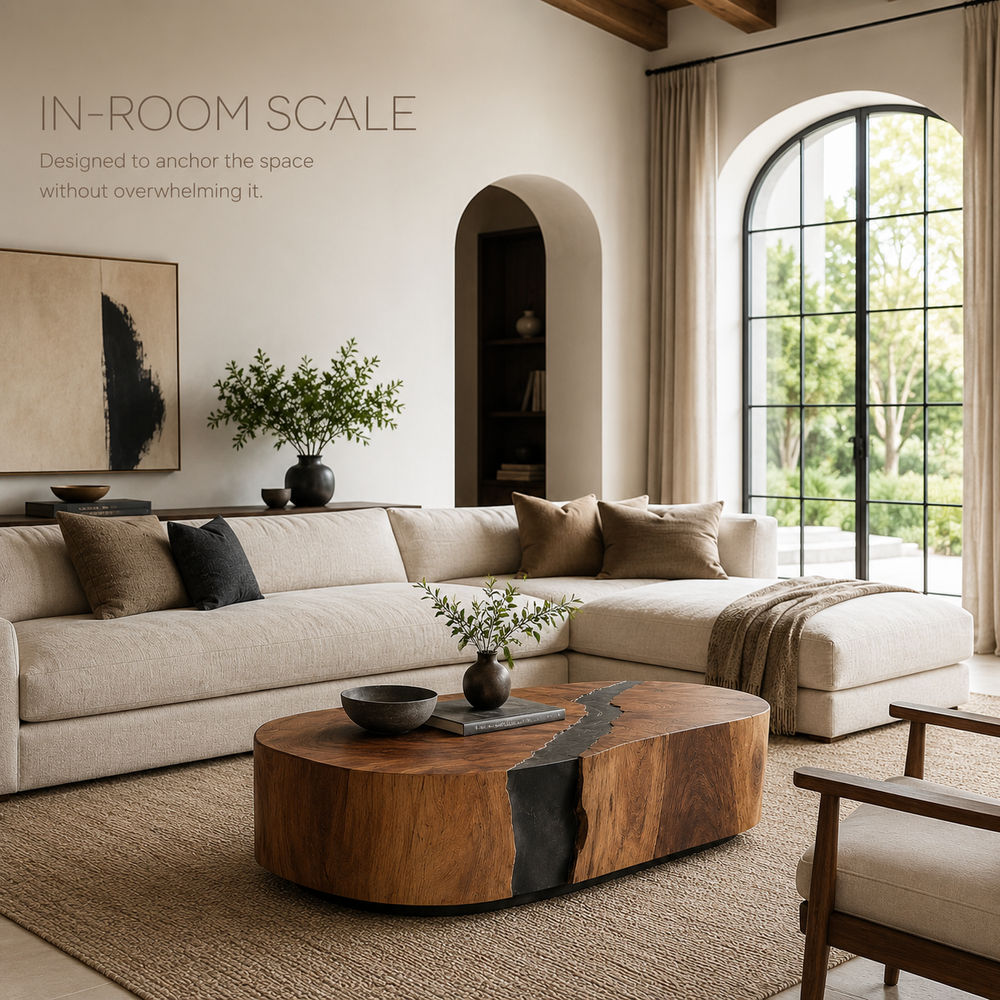 Selene Rounded Lounge Coffee Table - product image 04