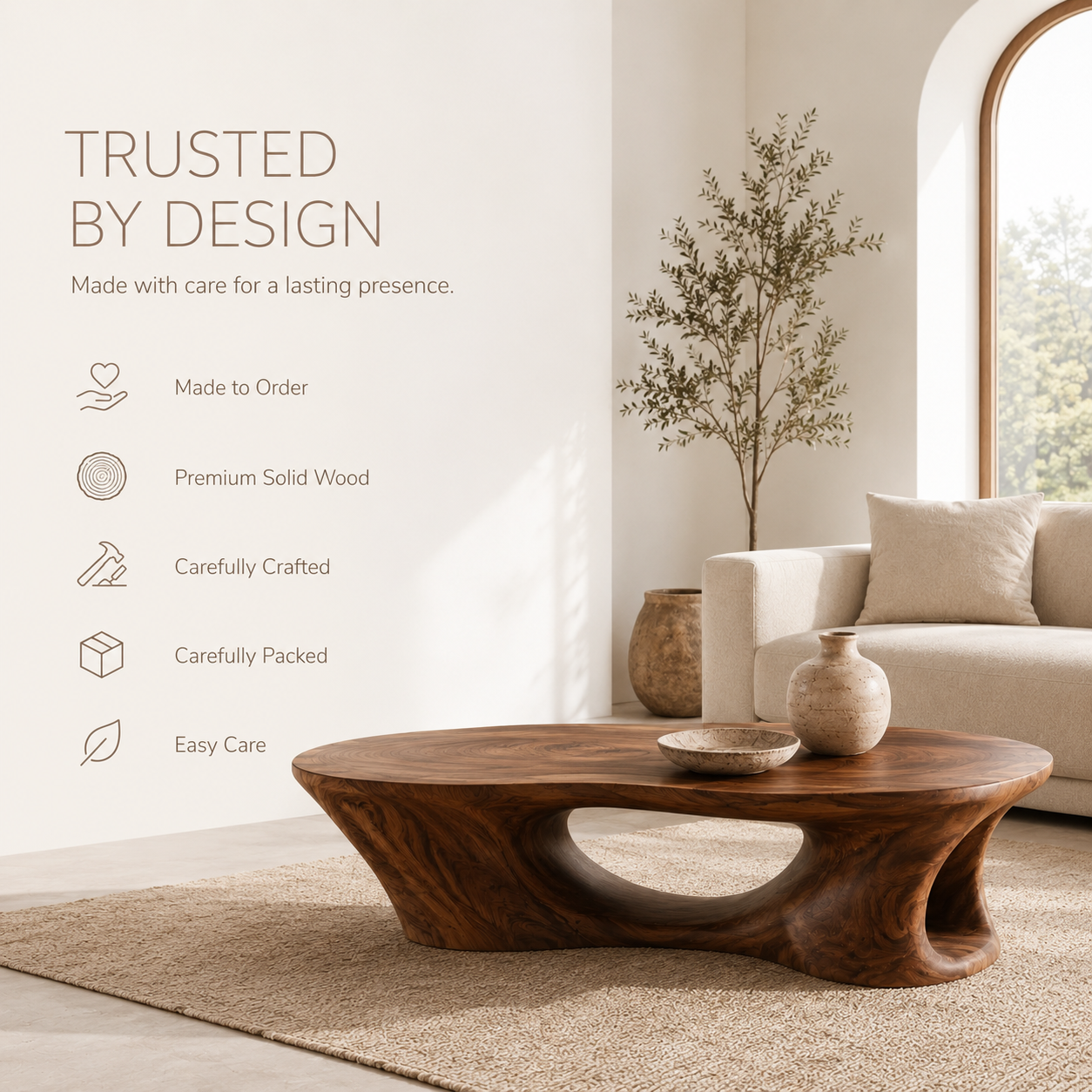 Mira Flow Wood Coffee Table - product image 09