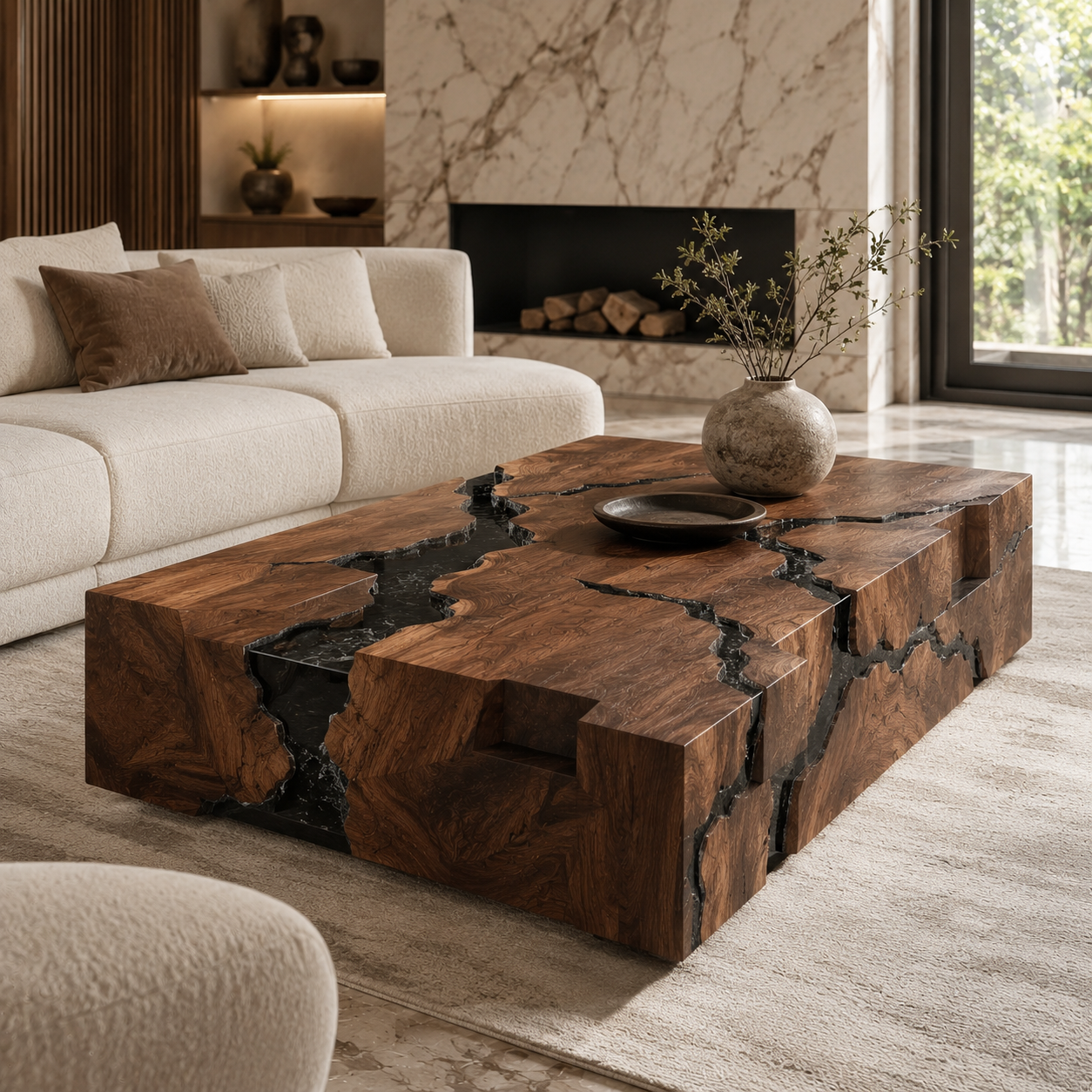 Isla Cloud Edge Coffee Table - main view
