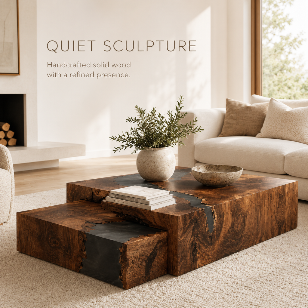 Celine Warm Modern Coffee Table - product image 02