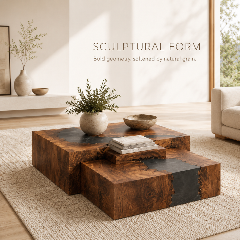 Celine Warm Modern Coffee Table - product image 03