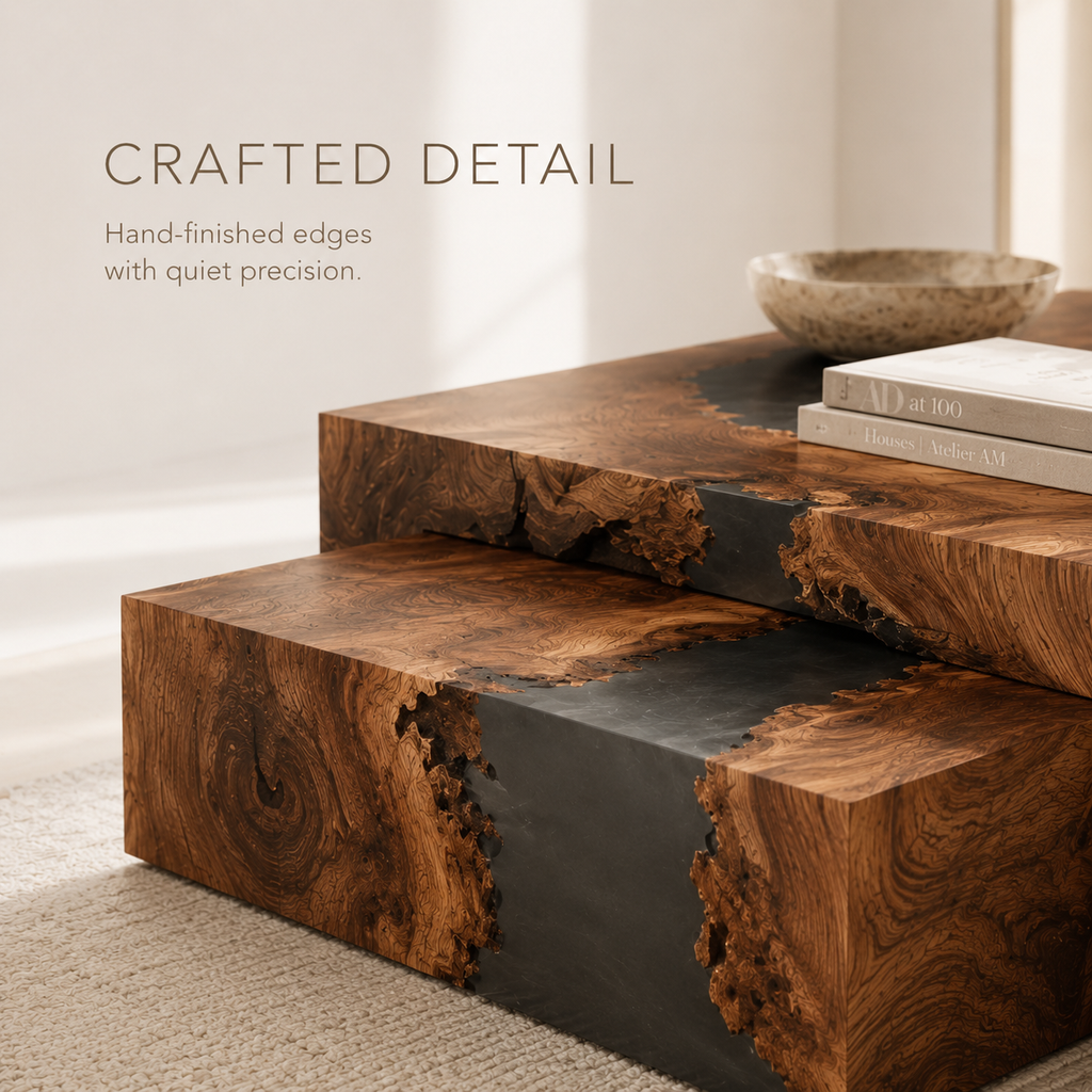 Celine Warm Modern Coffee Table - product image 06