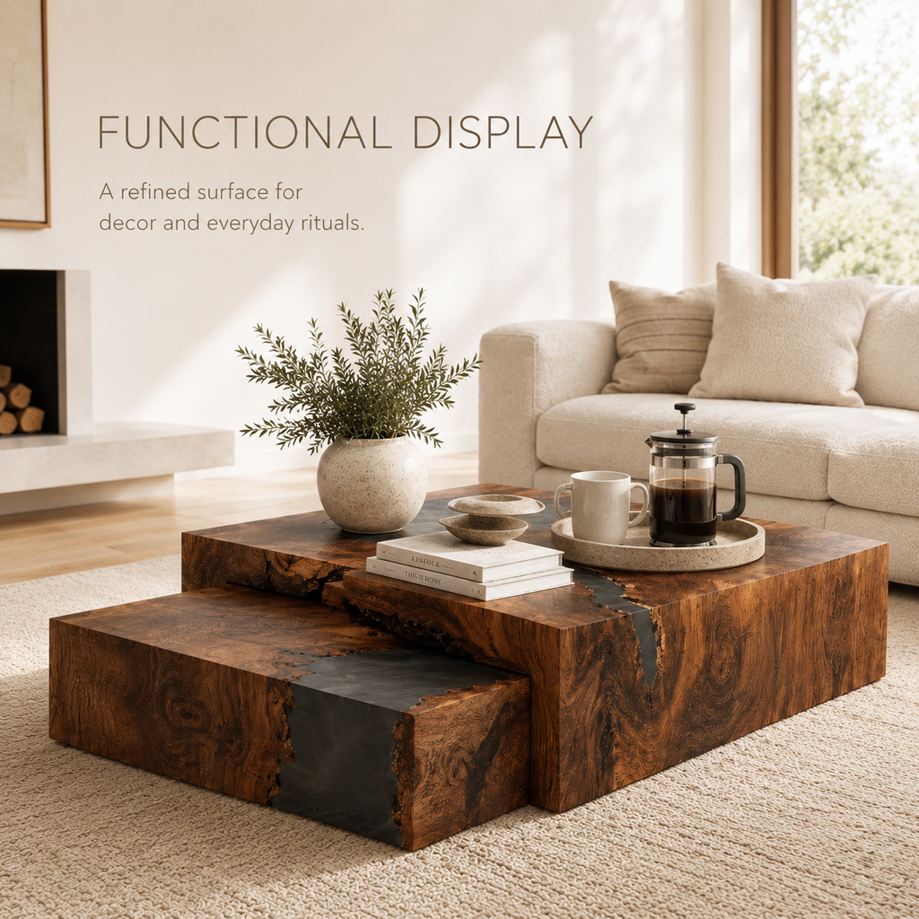 Celine Warm Modern Coffee Table - product image 07