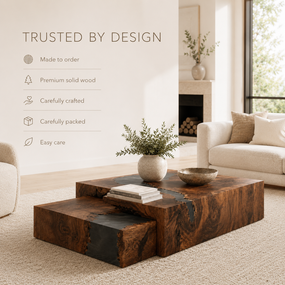 Celine Warm Modern Coffee Table - product image 09