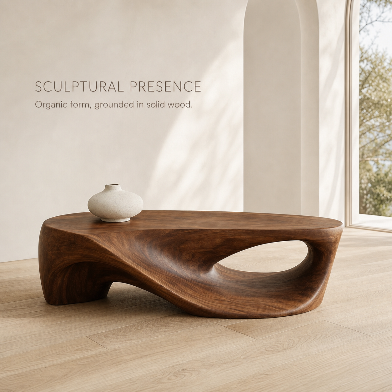 Elara Soft Curve Coffee Table - Design 183 - product image 03