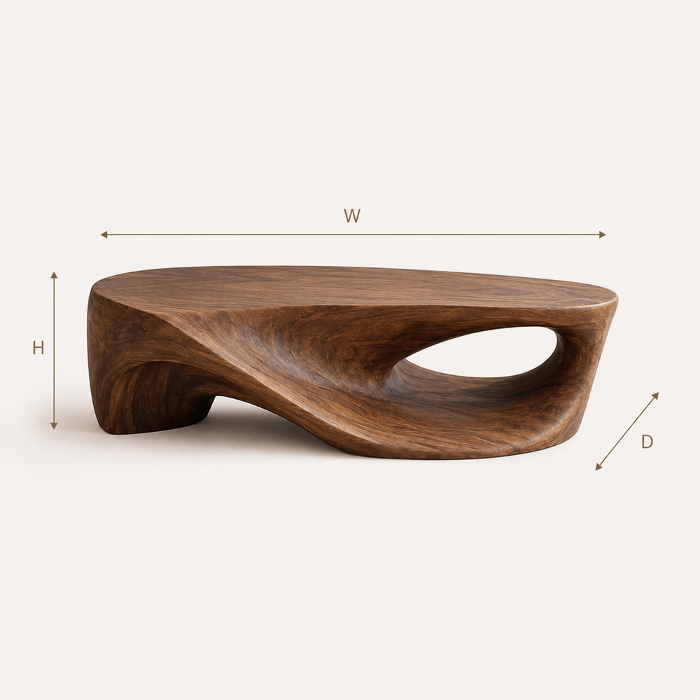 Elara Soft Curve Coffee Table - Design 183 - product image 08