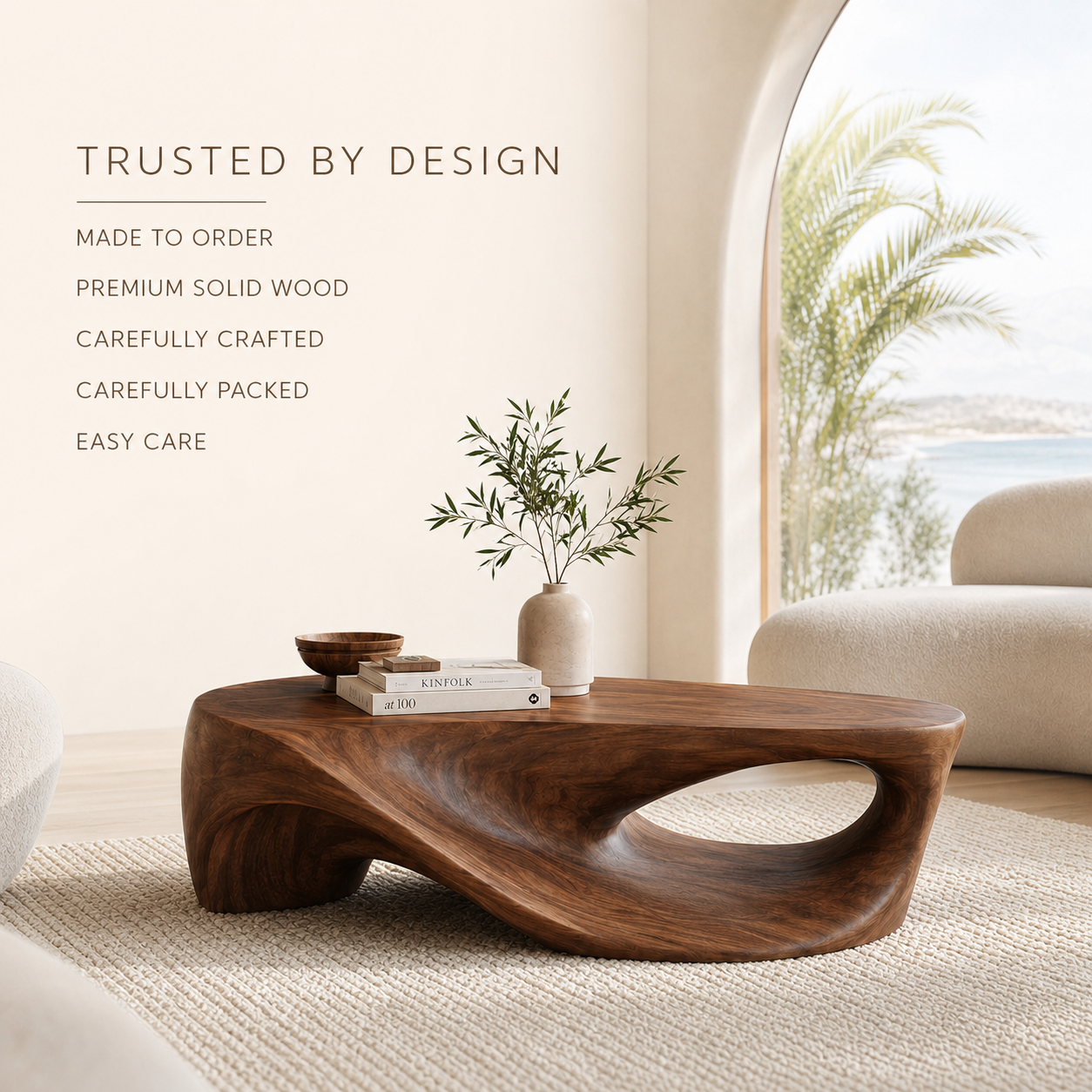 Elara Soft Curve Coffee Table - Design 183 - product image 09